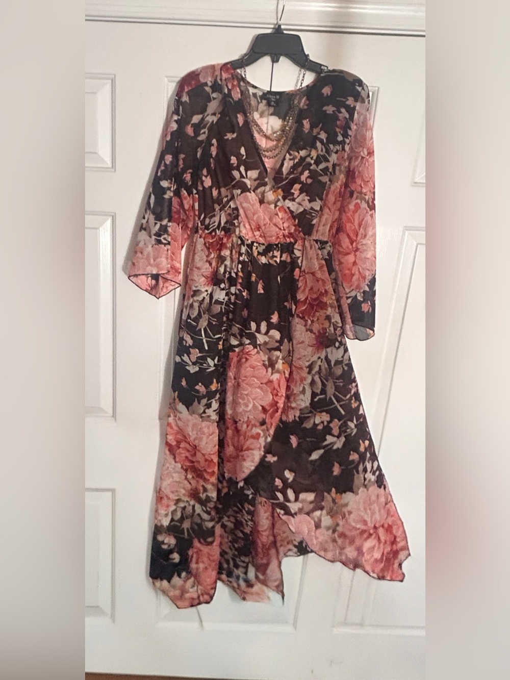 Alexa B Nites Maxi High Low Dress